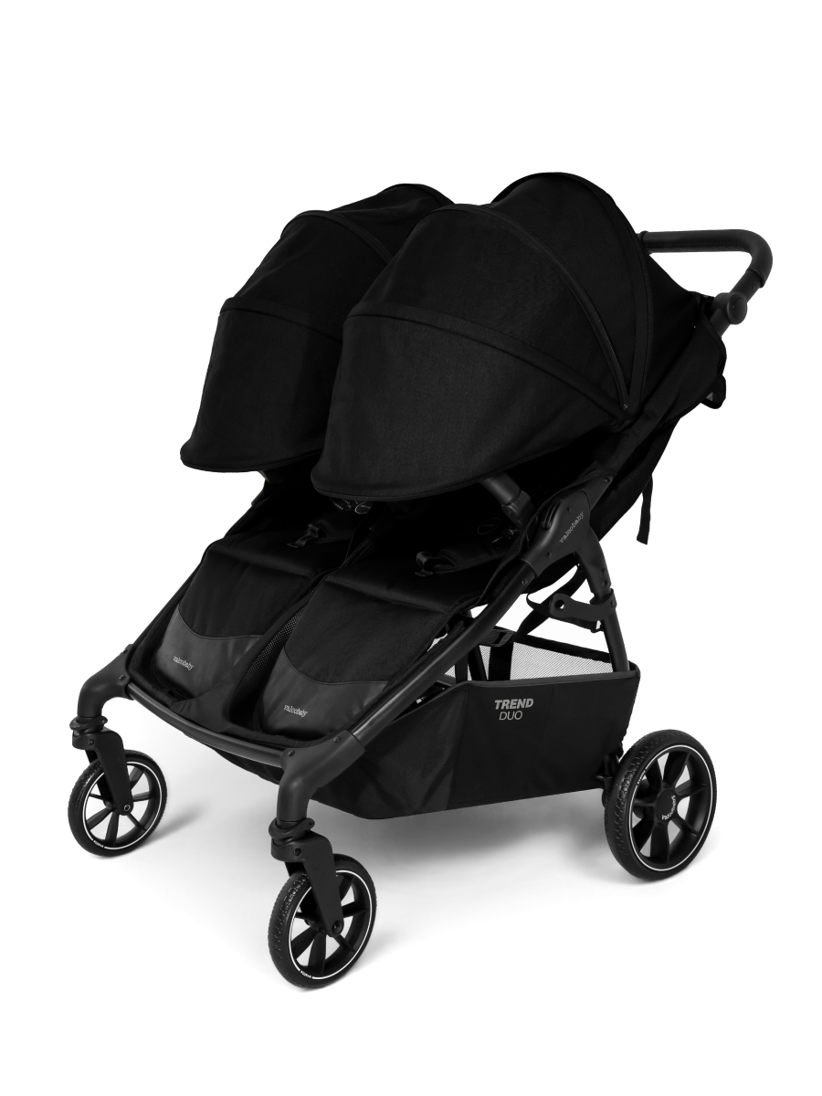 Коляска прогулочная для двойни Valco baby Duo Trend серия 2 черный - фото 3