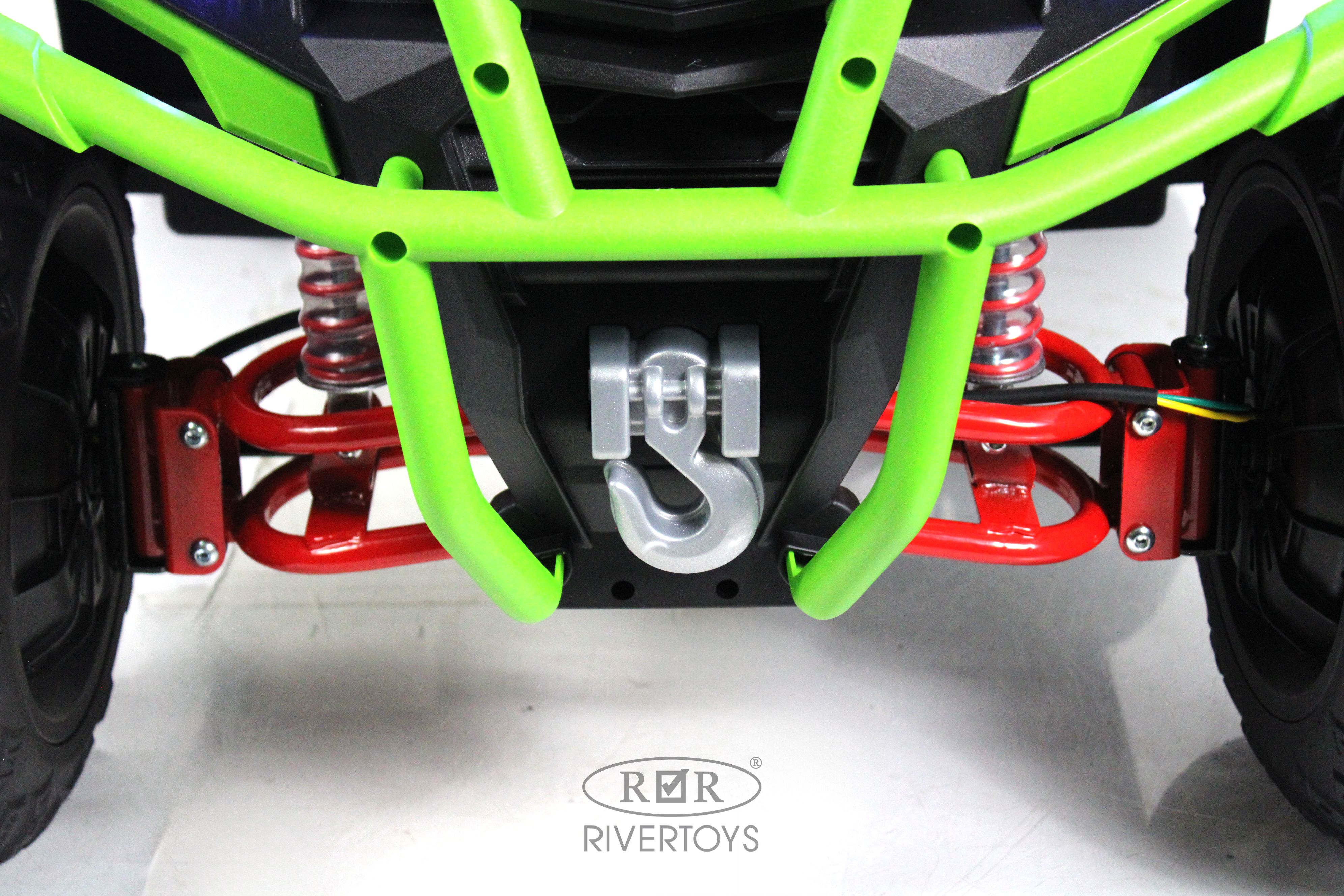 Электромобиль RIVERTOYS Z111ZZ-NEW-GREEN С пультом ДУ - фото 25
