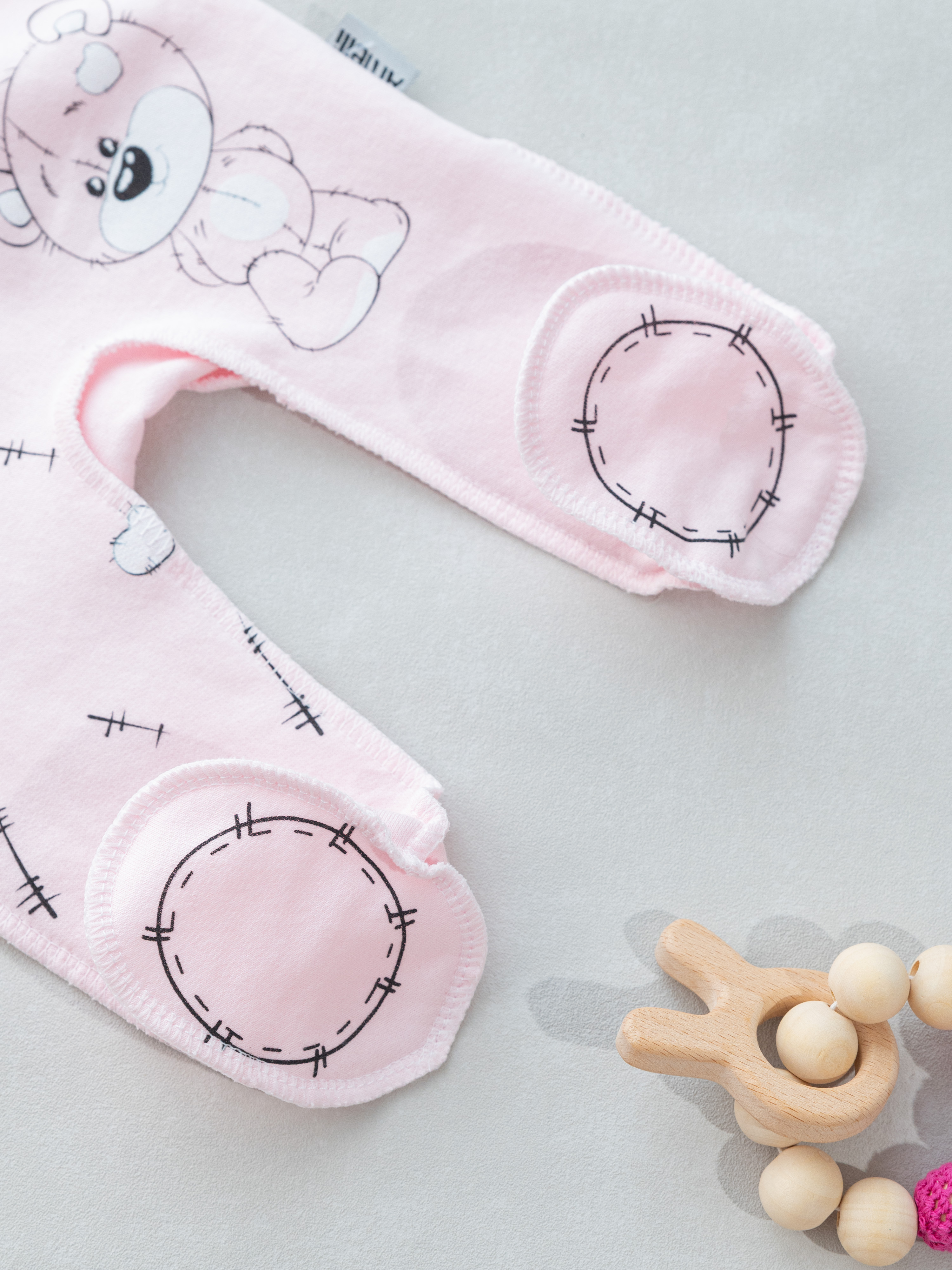 Боди и ползунки Amelli 290.140.0.293.055;230.005.0.293.055роз - фото 6