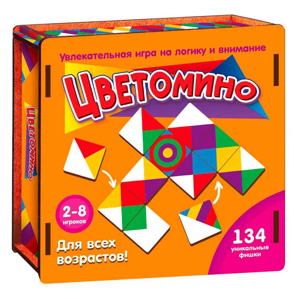 Настольная игра Нескучные игры Цветомино - фото 1