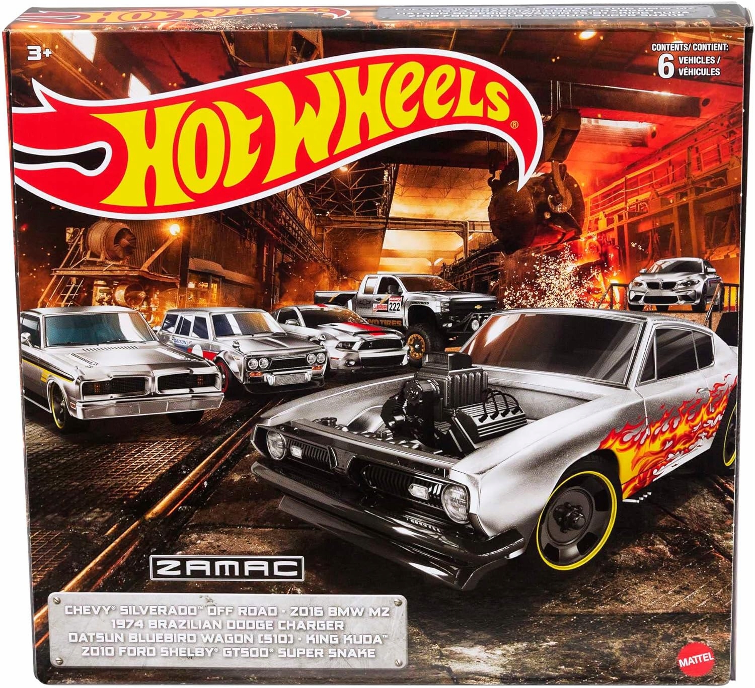 Автомобиль Hot Wheels Zamac 6шт 1:64 HDH53 - фото 3