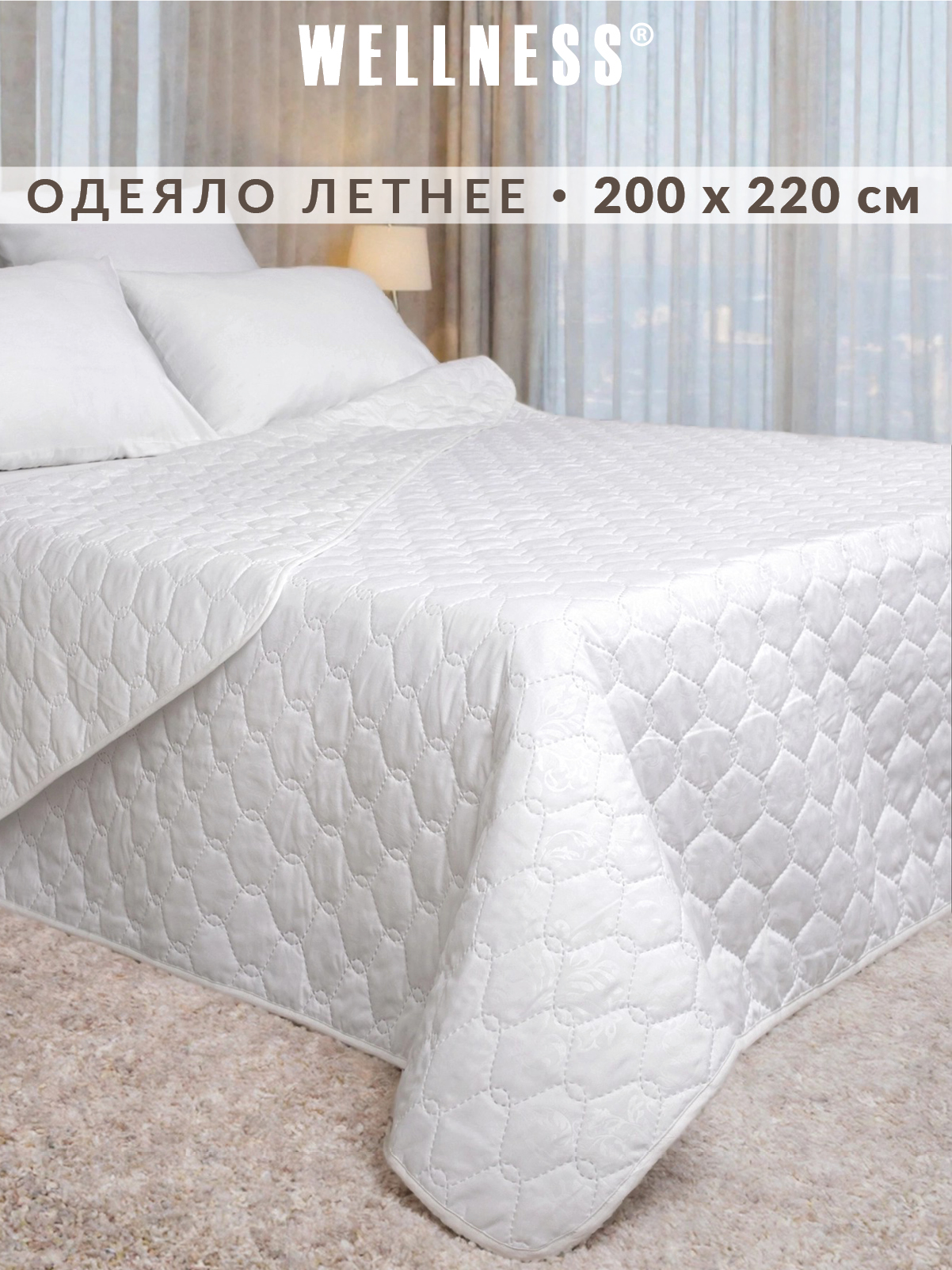 Одеяло Wellness летнее 200 x 220 см - фото 1