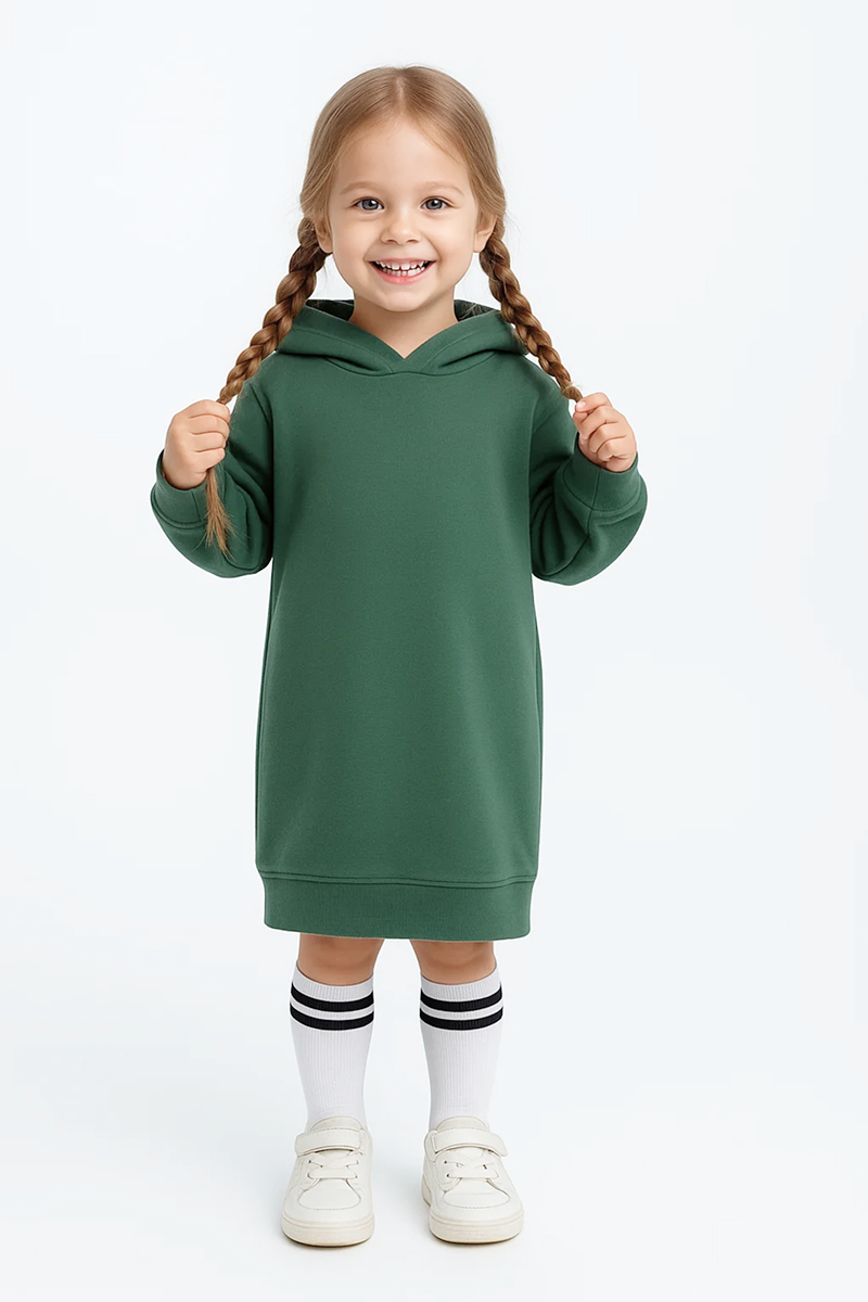 Худи-платье Эскимо у-12-2003полынь - фото 1