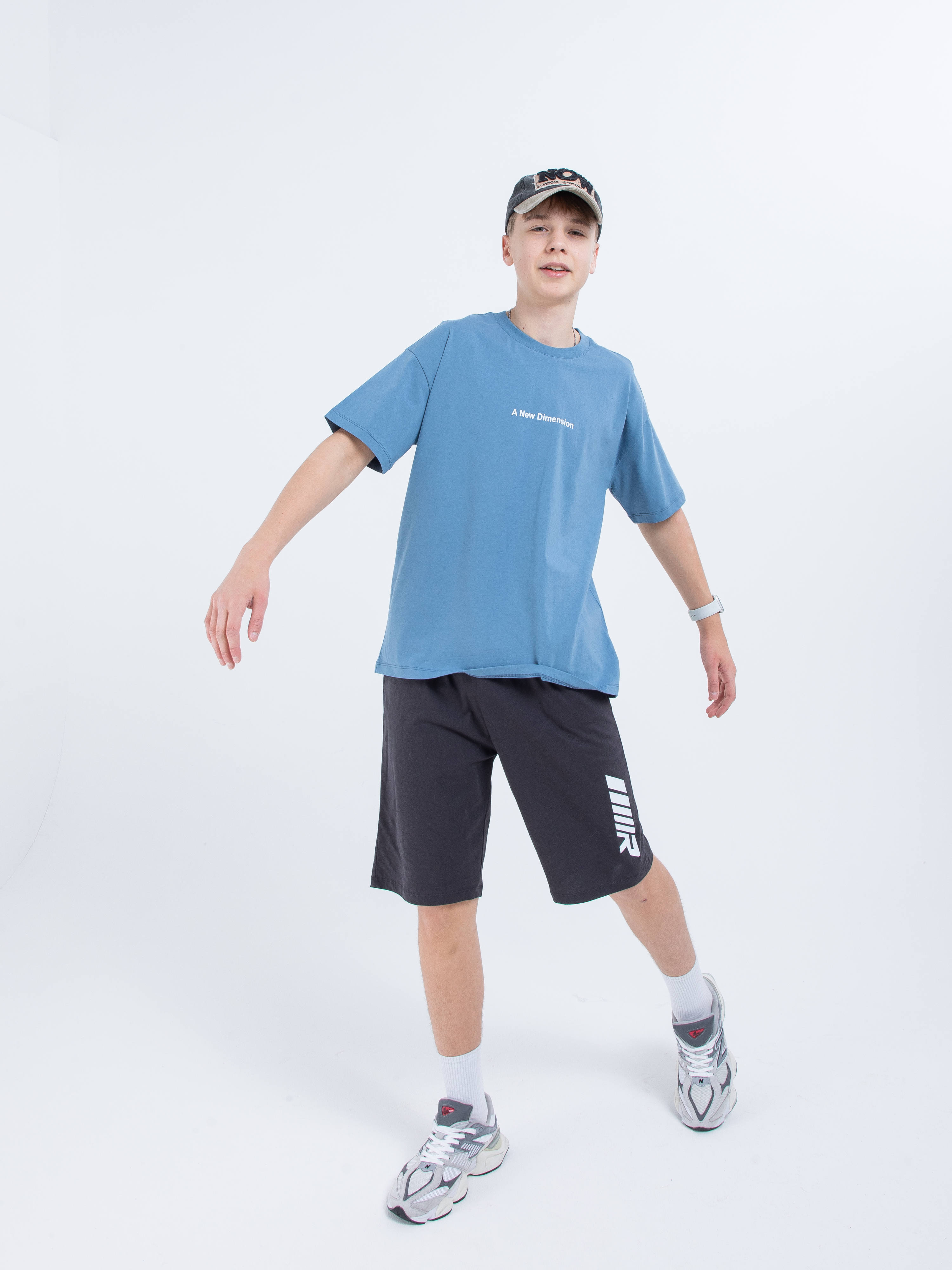 Футболка STELLA MODA 11220_джинс - фото 9