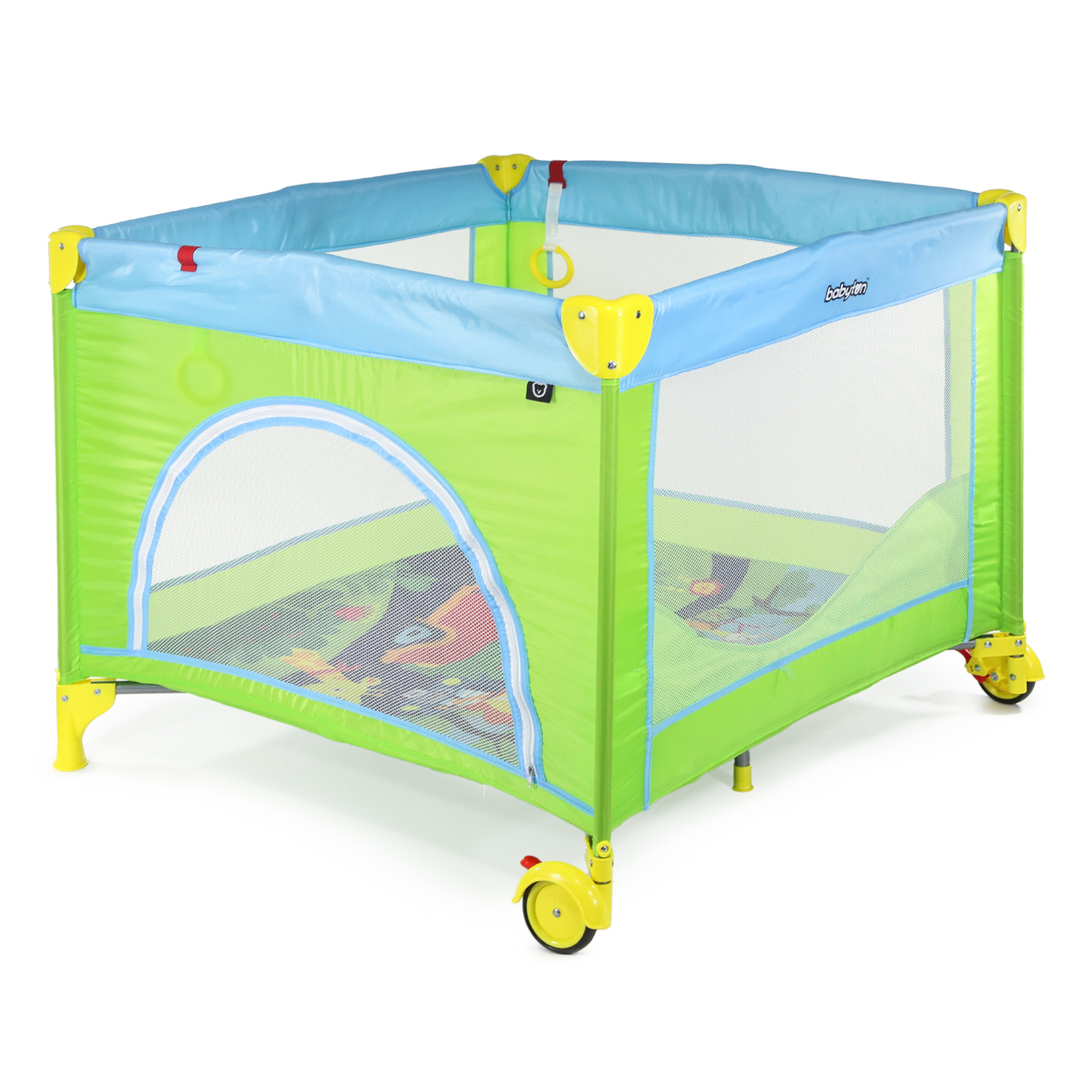 Манеж кровать Babyton Green-Blue G-400 - фото 2