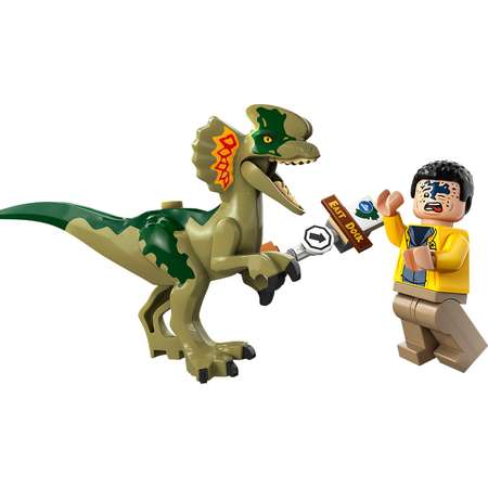 Конструктор LEGO Jurassic World Dilophosaurus Ambush блочный