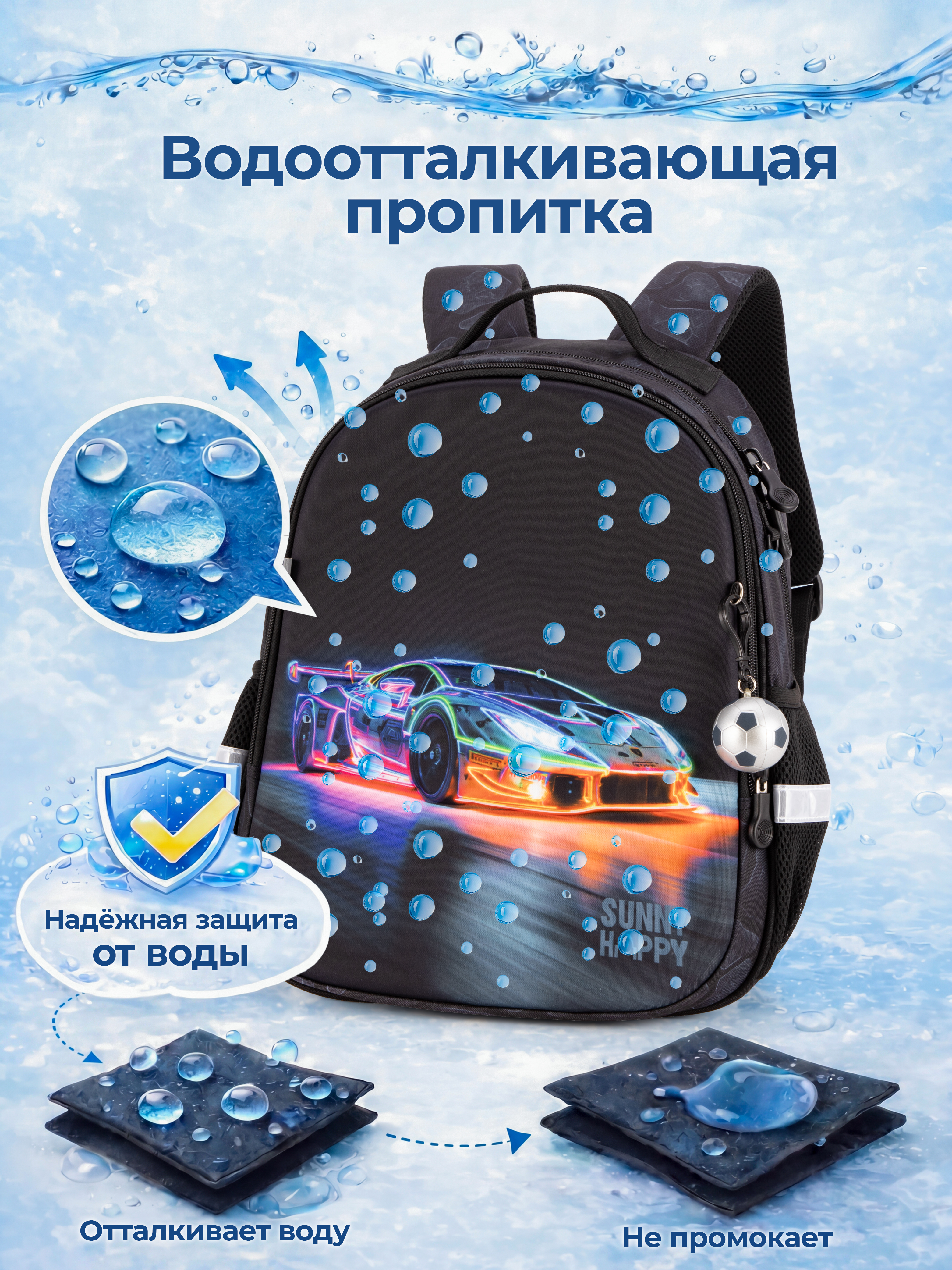 Рюкзак Sunny Happy набор 7 в 1 - фото 13