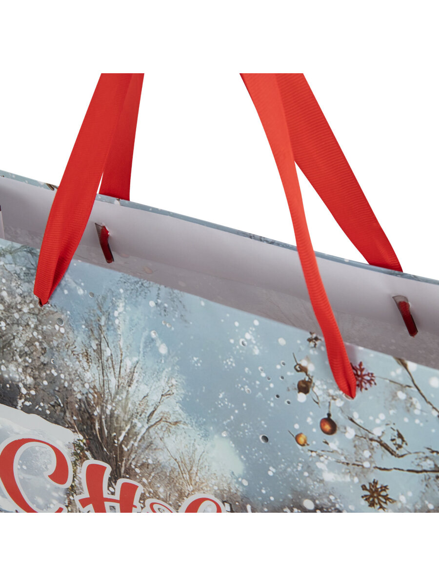 Пакет подарочный новогодний Золотая сказка пакетики для подарков и сладостей набор 4 штуки - фото 6