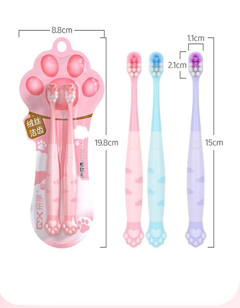 Зубная щетка классическая MIKOLIFE от 3 лет 2 шт. - фото 2