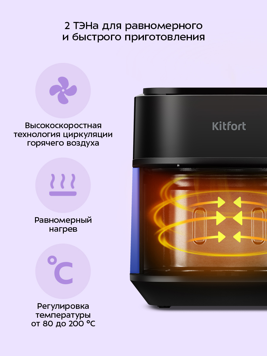 Аэрогриль KITFORT КТ-2263 - фото 6