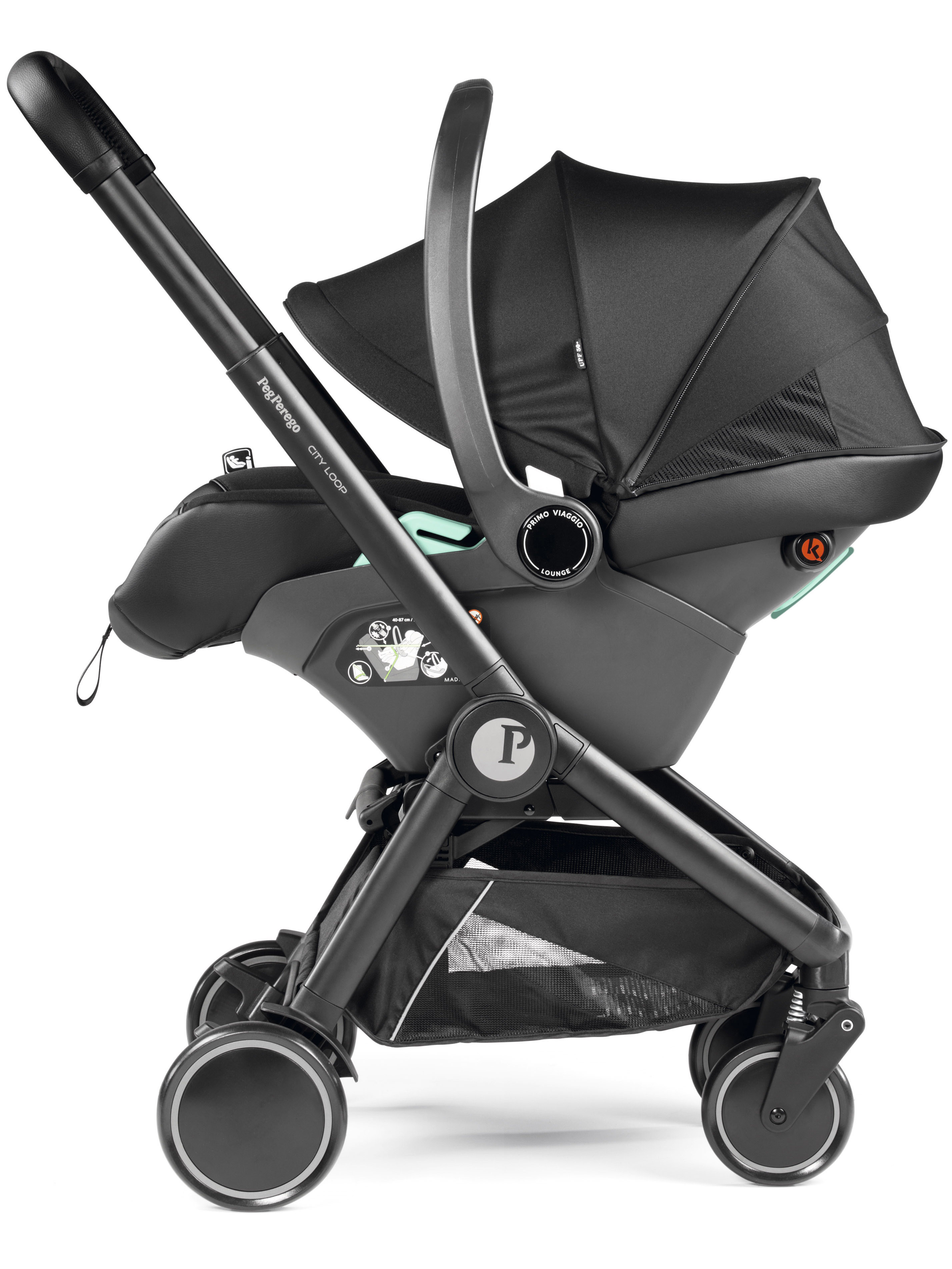 Автокресло Peg-Perego Lounge 0 (0 -13 кг) черный - фото 13