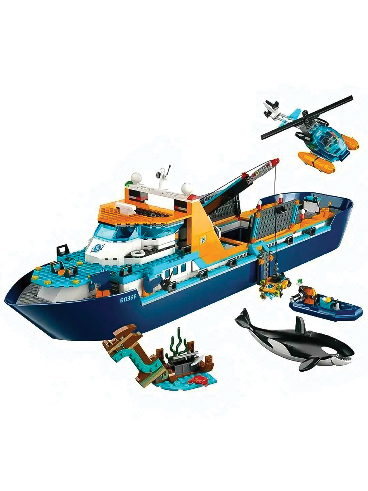 Конструктор Madliani Корабль Исследователь Арктики 815 дет. - фото 3