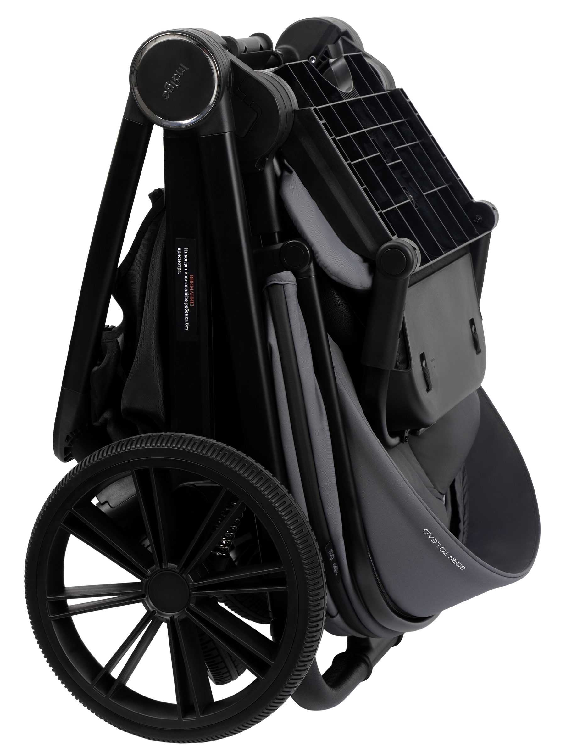 Коляска 2в1 Indigo Sting темно-серый - фото 24