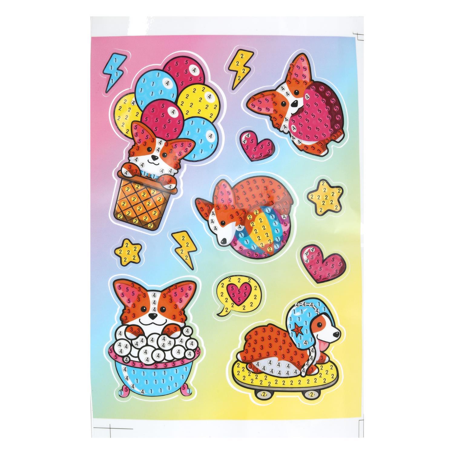 Алмазная мозаика Multiart Корги - фото 3