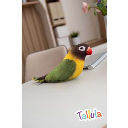 Игрушка мягкая Tallula антистресс Попугай неразлучник 30 см