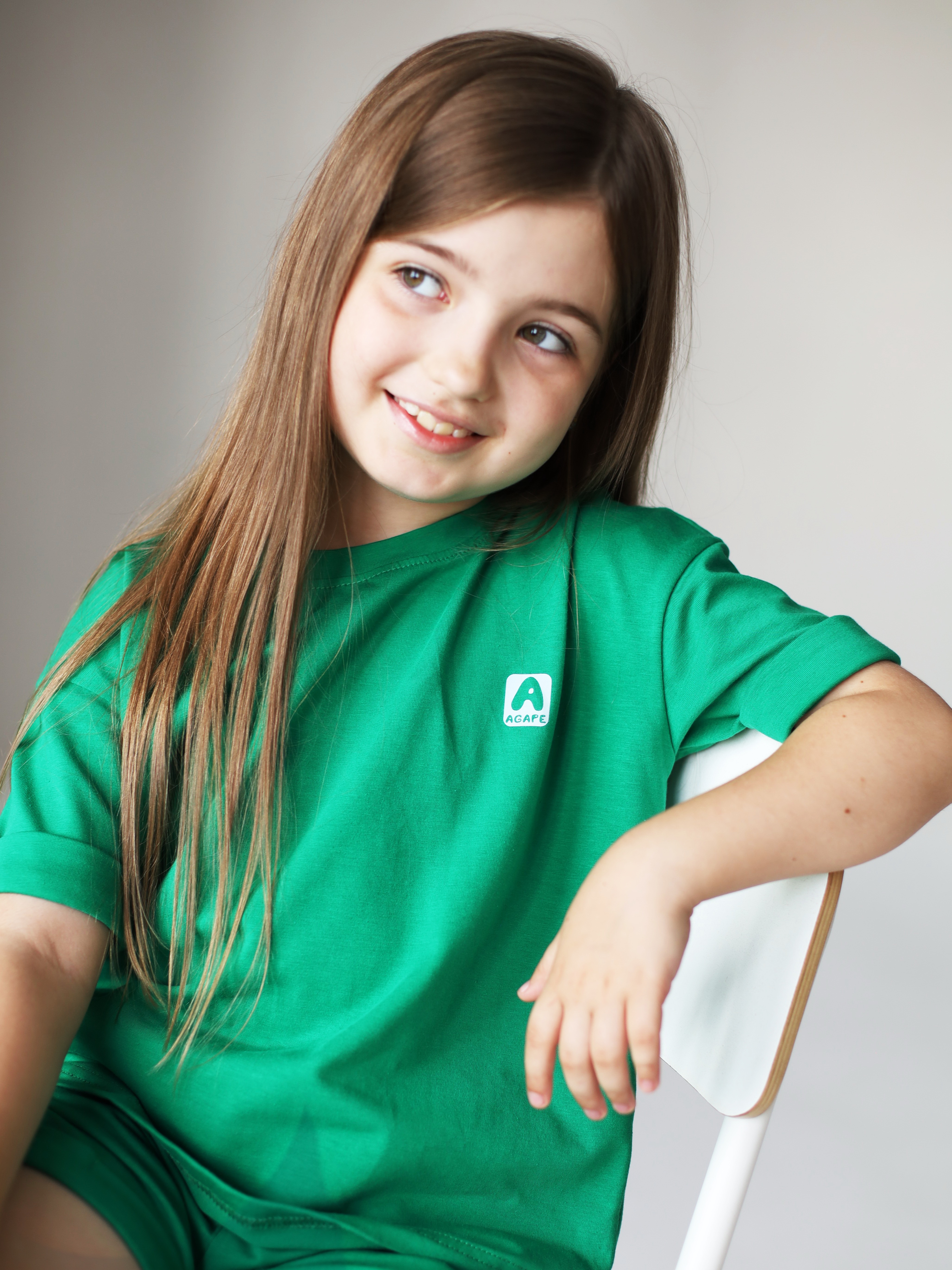 Футболка и шорты Агапэ 8016_зеленый - фото 6