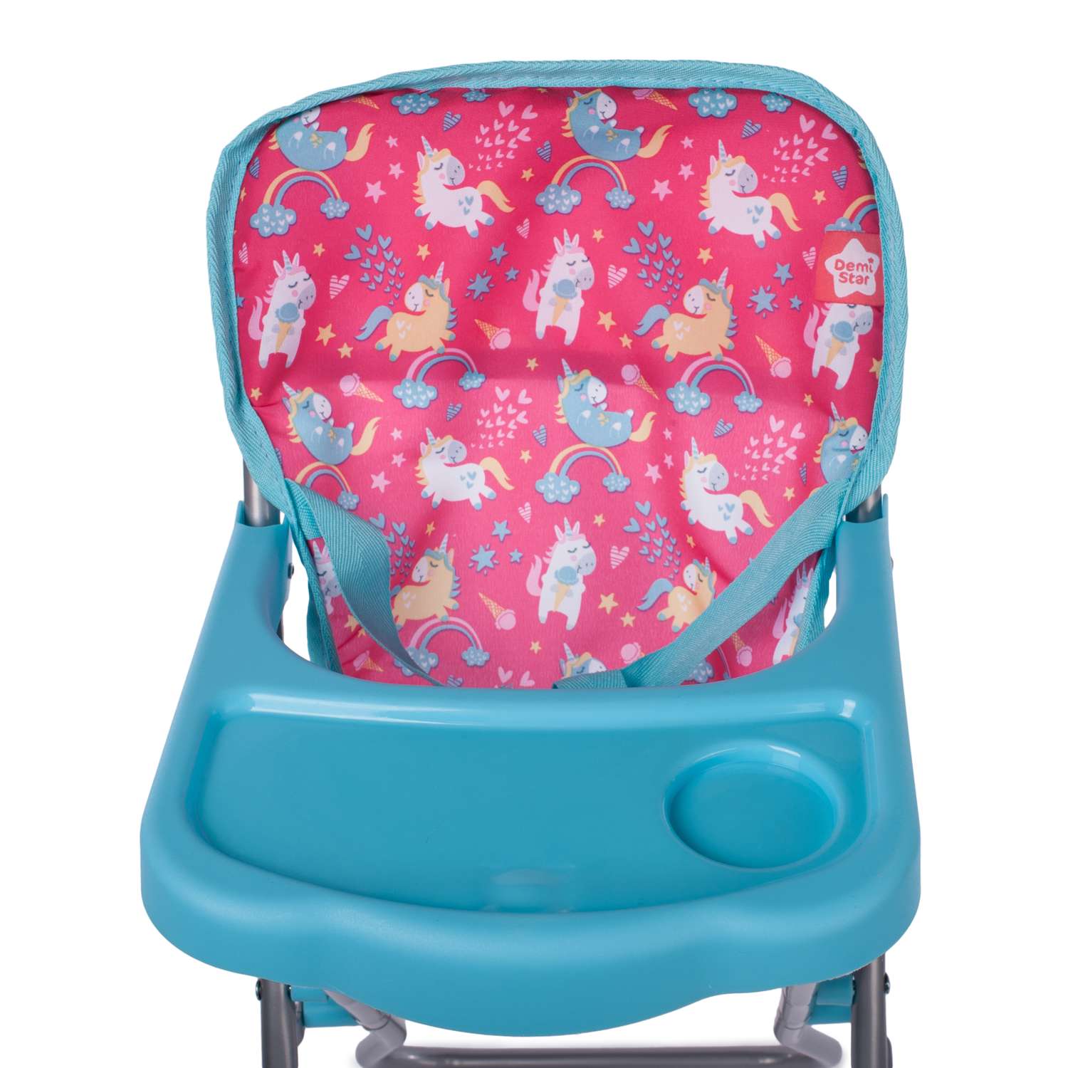 Аксессуар для кукол Demi Star стульчик для кормления 9384S Unicorn - фото 4