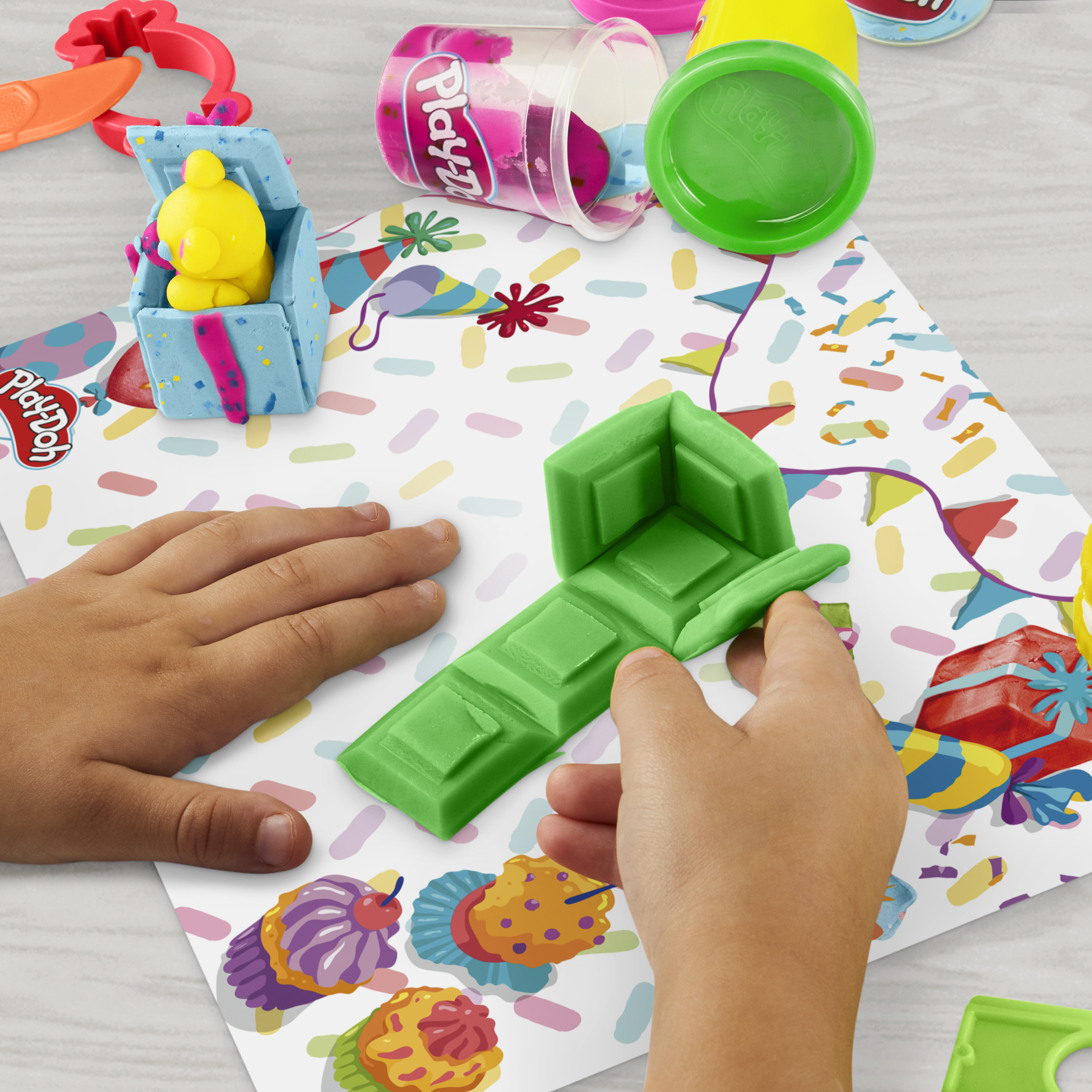 Масса для лепки Hasbro Play-Doh Праздник 5 цв. - фото 6