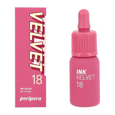 Помада для губ Peripera Velvet жидкая тон 18 star plum pink