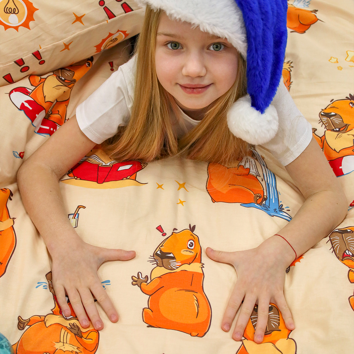 Комплект постельного белья TEO kids Капибара 1.5-спальный - фото 8