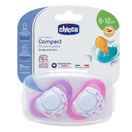 Пустышка Chicco от 6 мес. 2 шт.