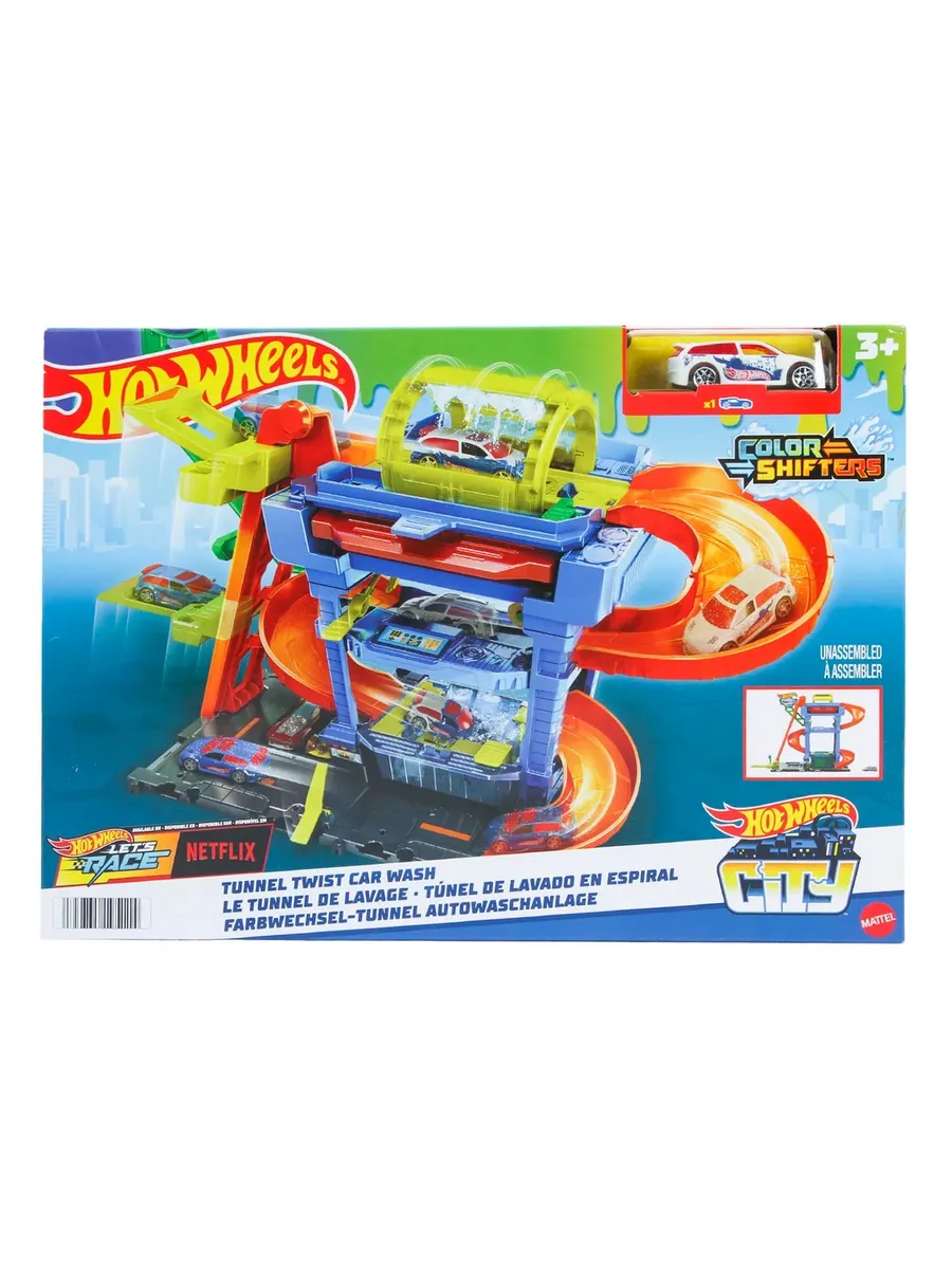 Автомойка Hot Wheels Безумные виражи 122459 - фото 1