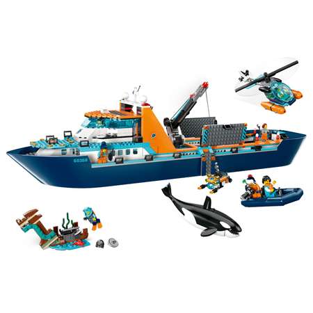 Конструктор LEGO City Arctic Explorer Ship блочный