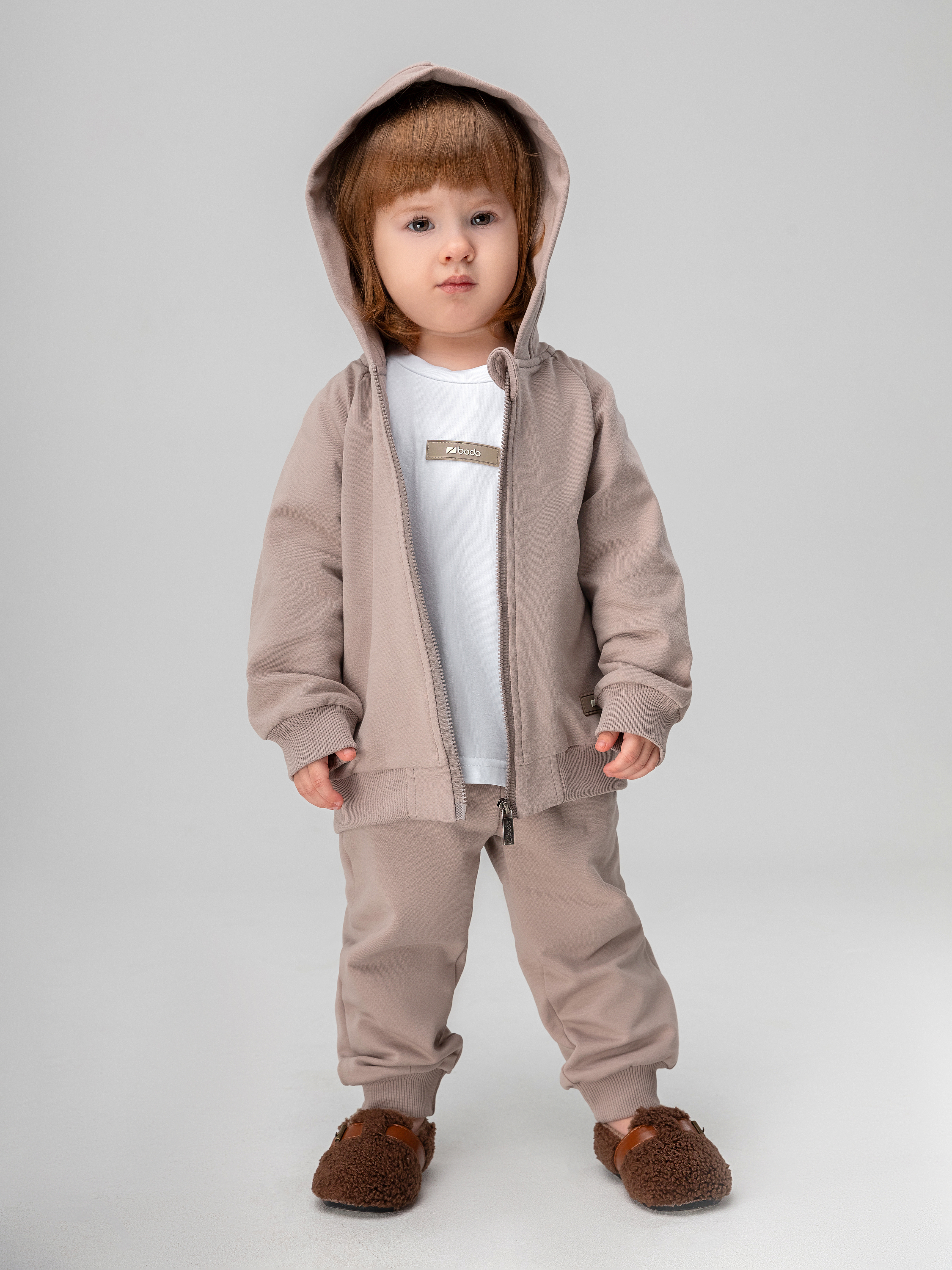 Костюм Bodo 21-125MU_серо-бежевый - фото 2