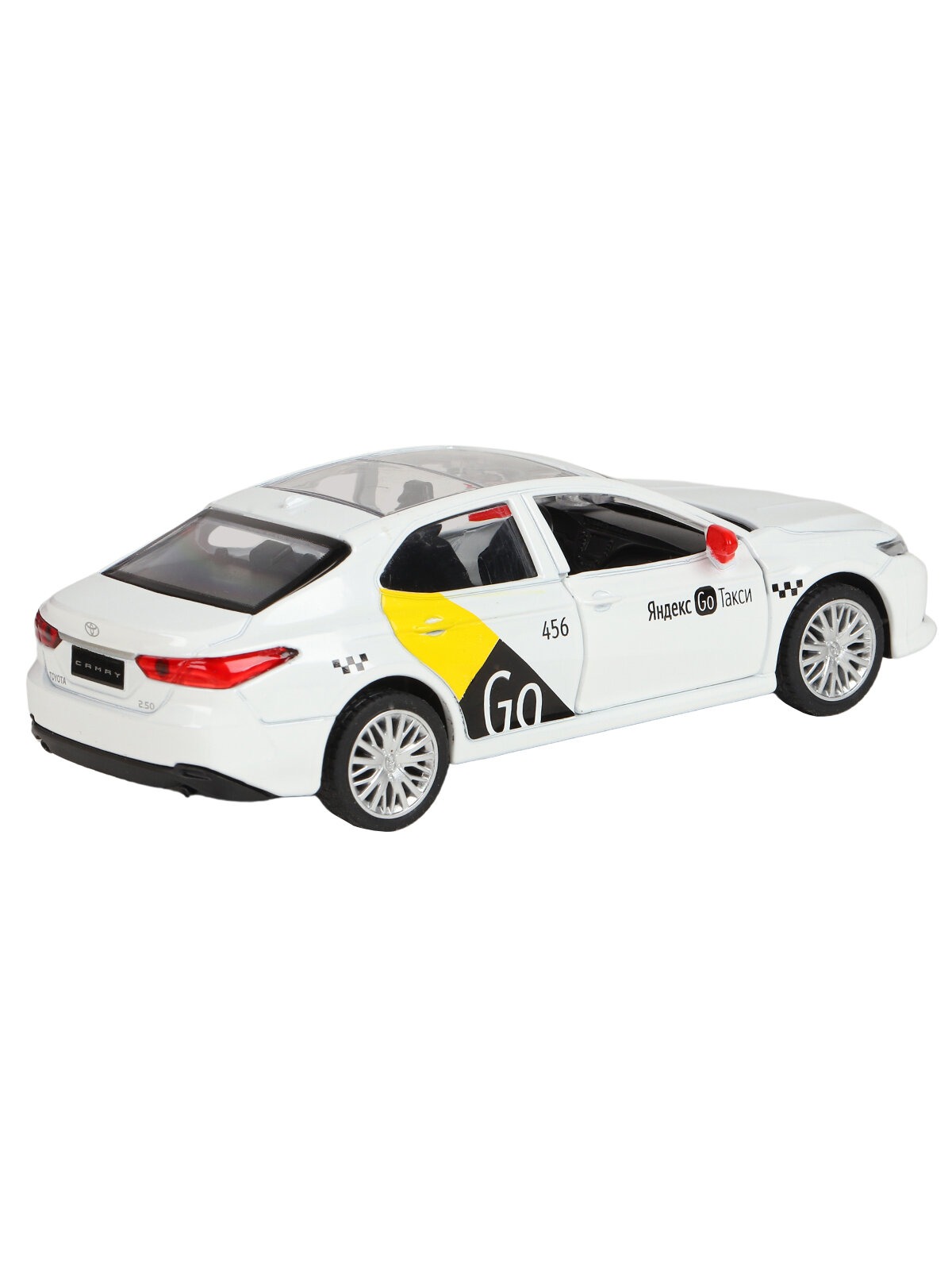 Автомобиль Яндекс GO Toyota Camry Такси 1:43 JB1251484 - фото 12