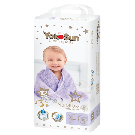 Трусики YokoSun Premium XL (12-20 кг) 38 шт.