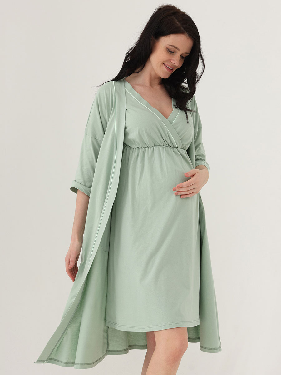 Комплекты в роддом Fest П108504К Фисташковый - фото 1