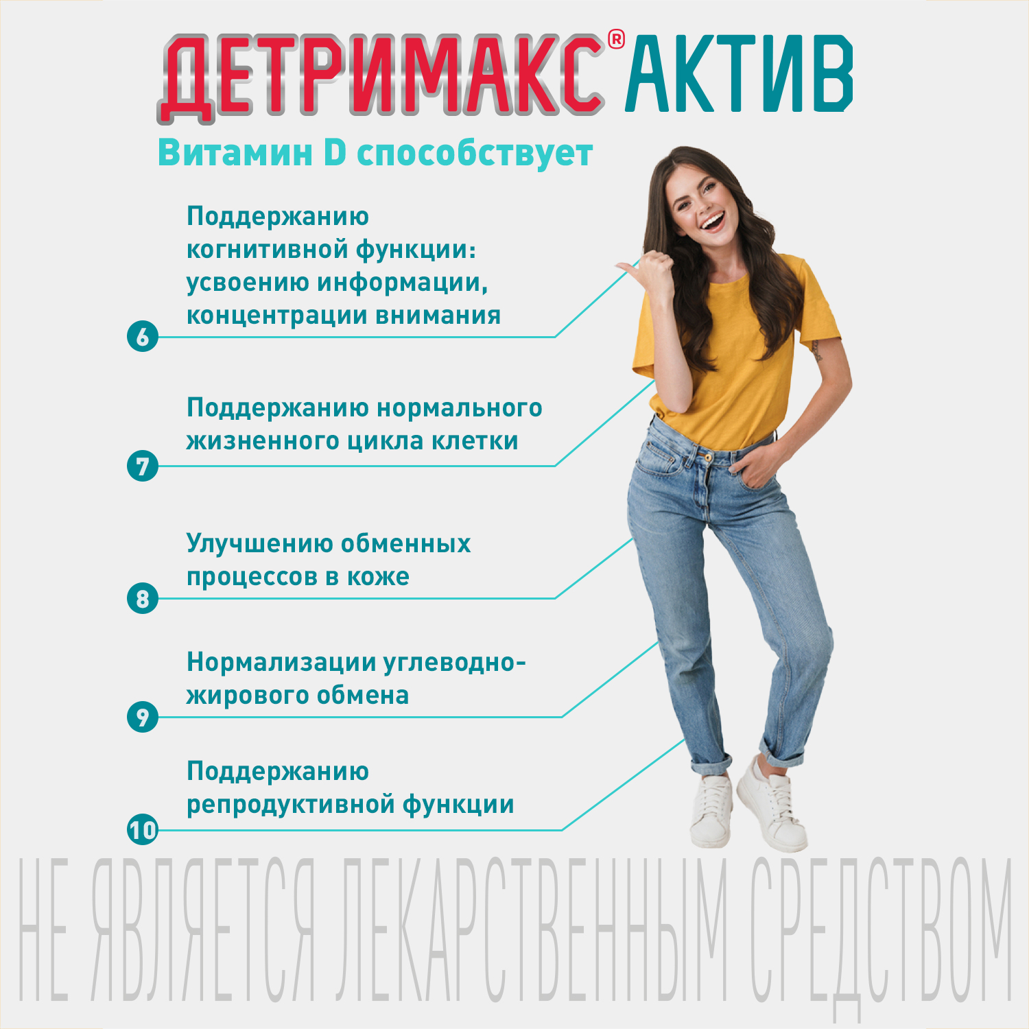 Витамин Д3 Детримакс Актив 500МЕ детям с 3 лет и взрослым 30мл - фото 7