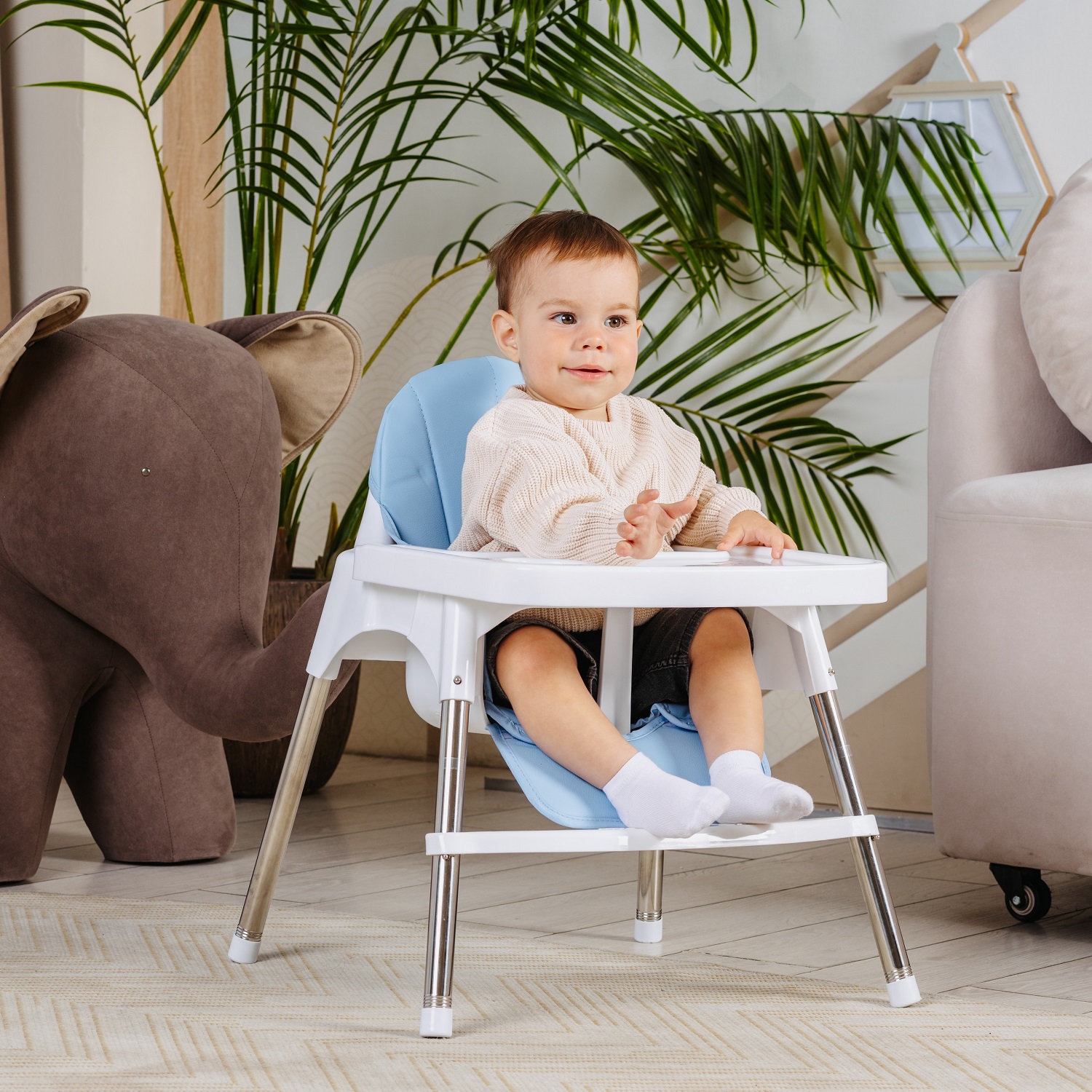Стульчик для кормления BabyCare Kean классический - фото 8