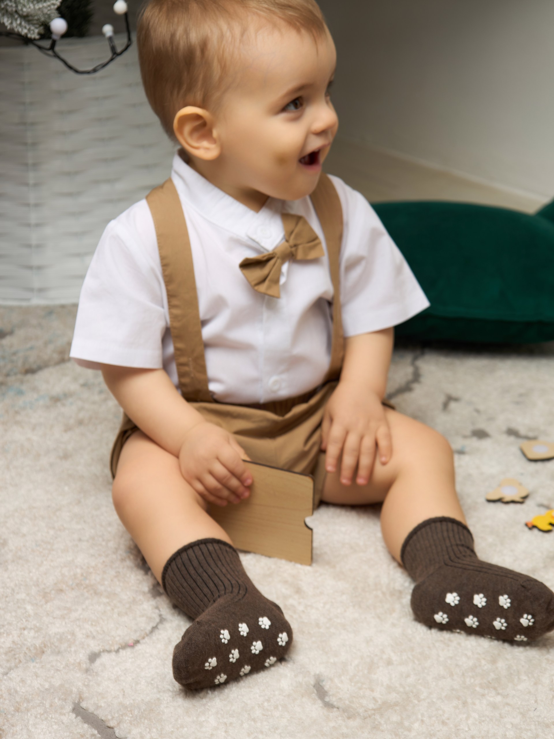 Носки 4 пары ALEX YVN B-2036-4-беж.корич.молоч.коф. - фото 6