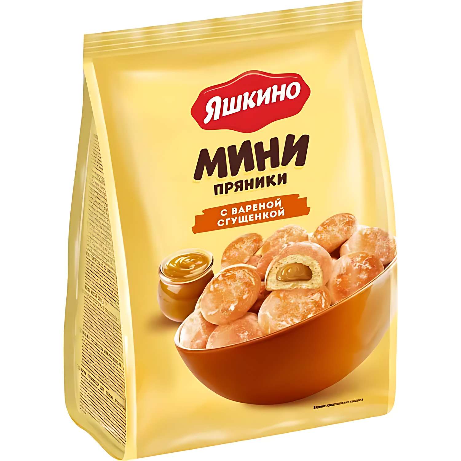 Мини-пряники Яшкино с вареной сгущенкой 300г - фото 1