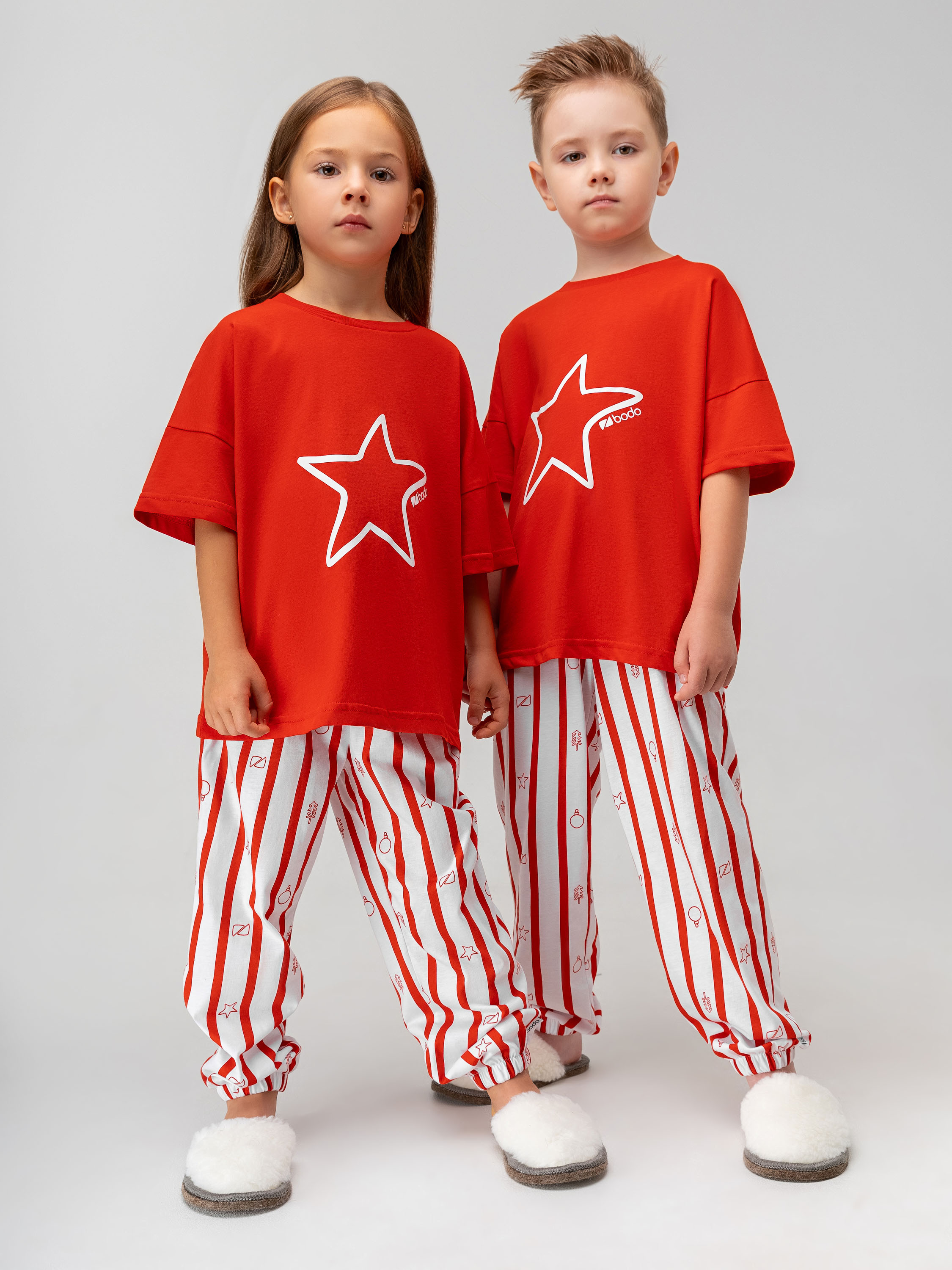 Костюм Bodo 11-642MU_белый (красный) - фото 2