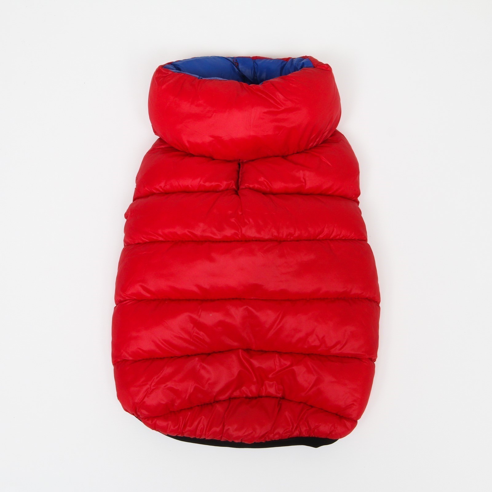 Куртка для собак Sima-Land двухсторонняя красная/синяя - фото 5