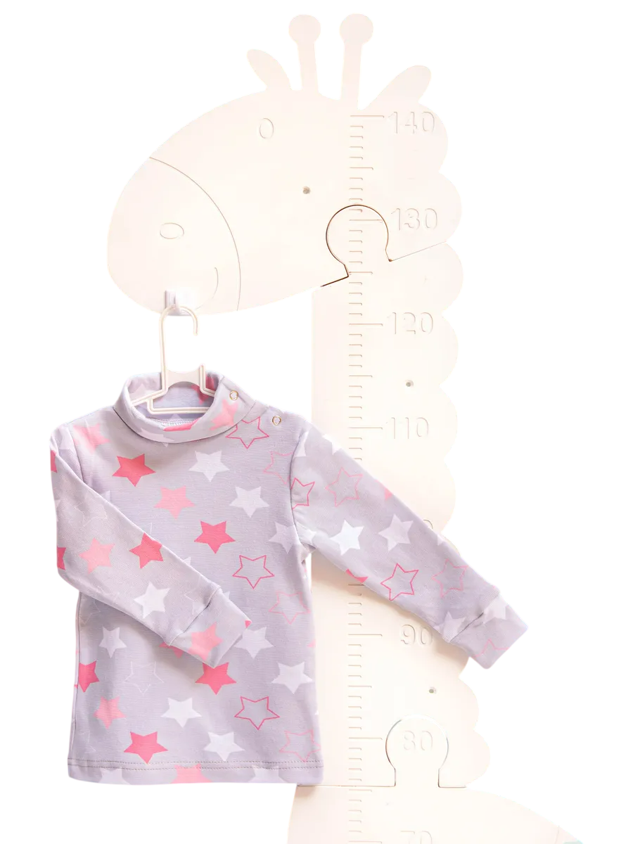 Водолазка TOTEMFOX 231РНАБ2(1)F/розовые звезды - фото 2