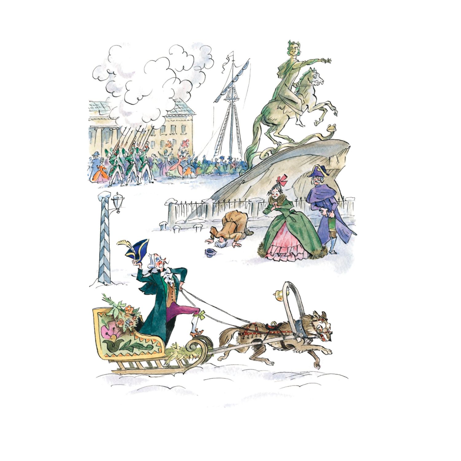 Книга Эксмо Приключения барона Мюнхгаузена иллюстрации Елисеева - фото 8