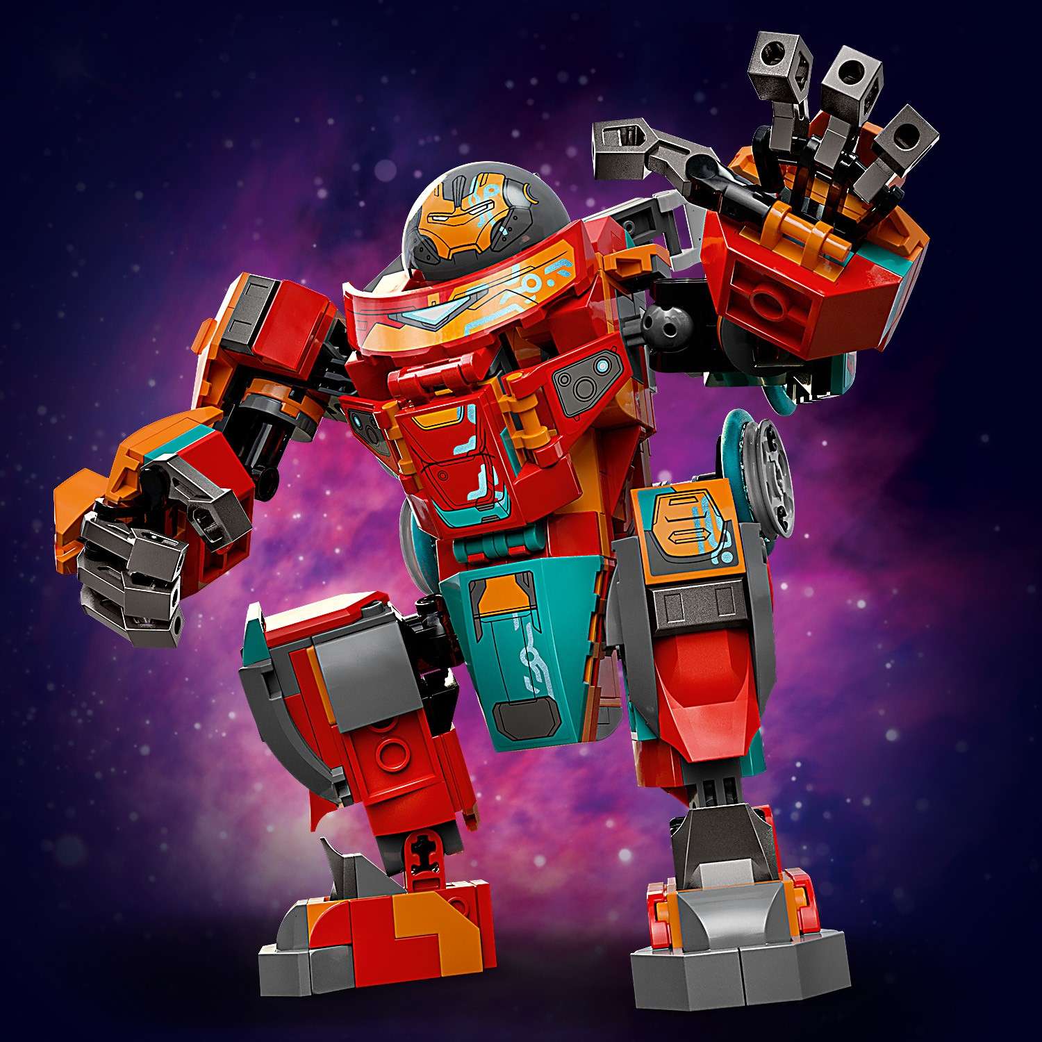 Конструктор LEGO Marvel Super Heroes Железный Человек на Сакааре 369 дет. - фото 9