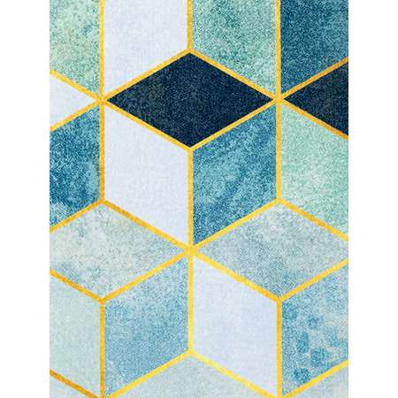Коврик комнатный LUCKY 60x90 см зелёный жёлтый M111221
