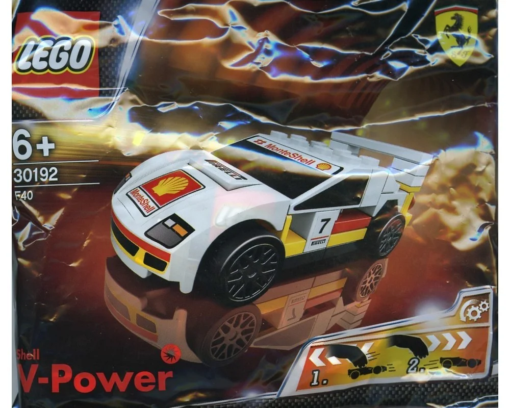 Изображение товара Конструктор LEGO Racers 30192 Ferrari F40 мини-модель 48 деталей
