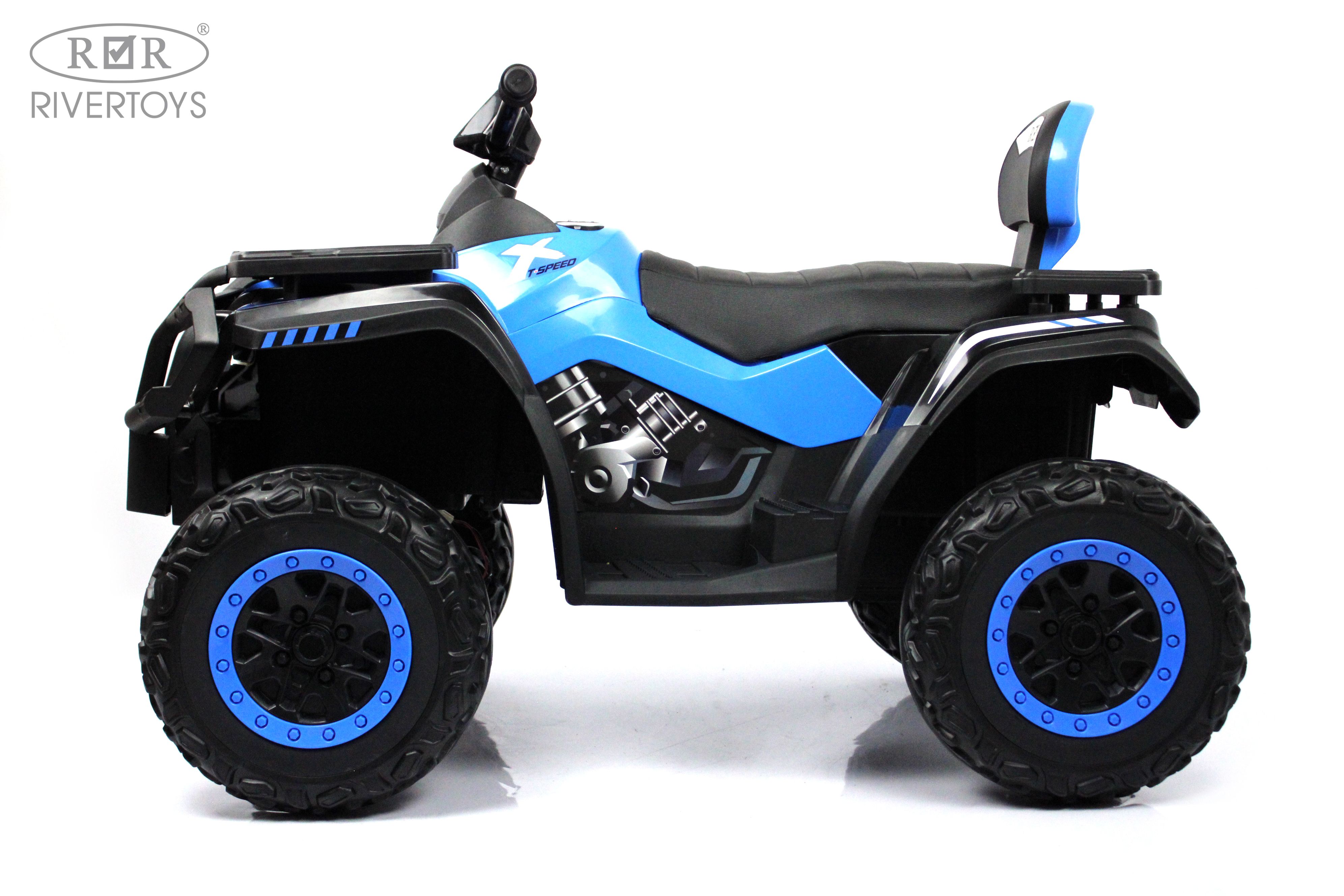 Квадроцикл RIVERTOYS T001TT-BLUE С пультом ДУ - фото 16