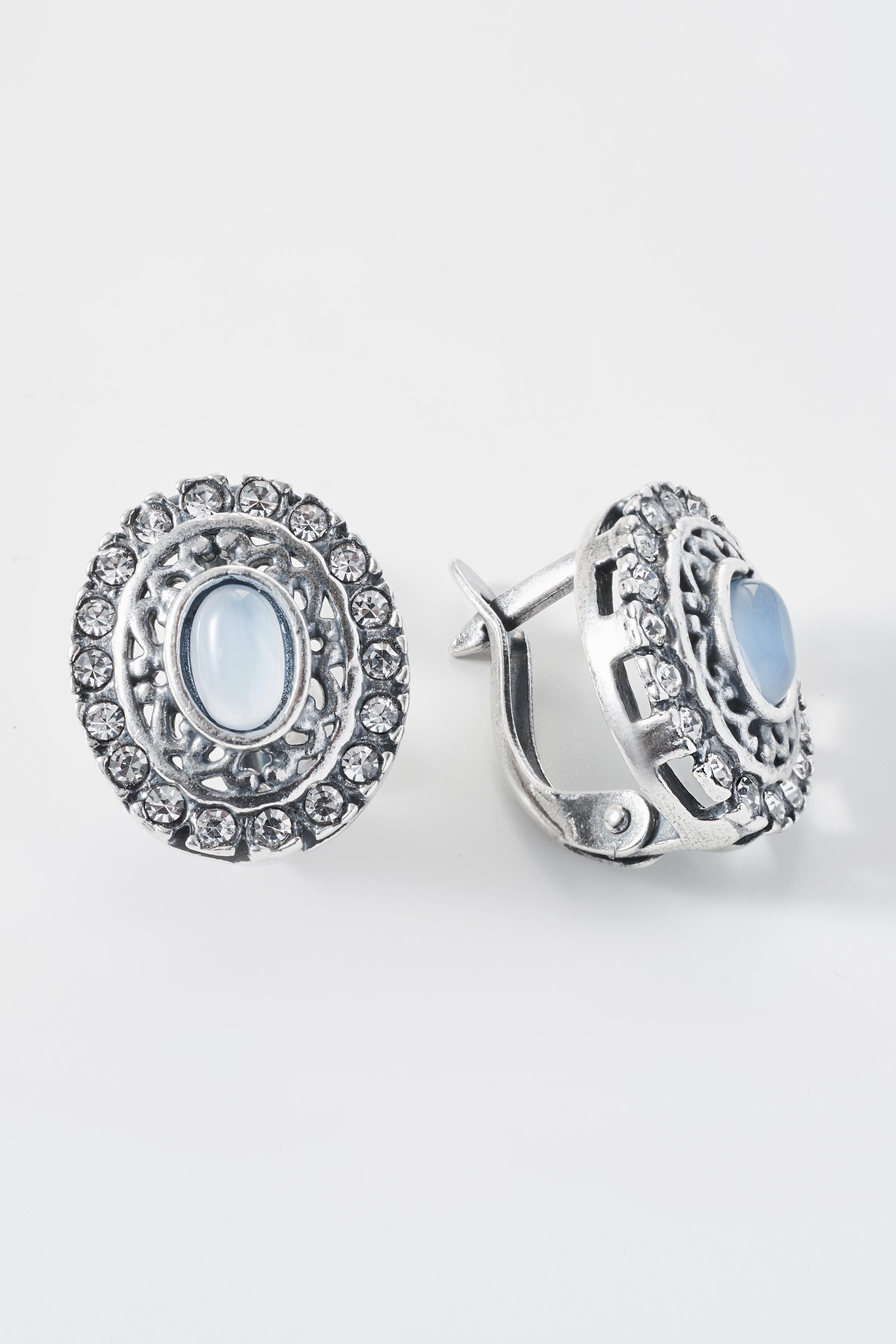 Серьги Shine and Beauty 80158-92-с-кварцсер - фото 3