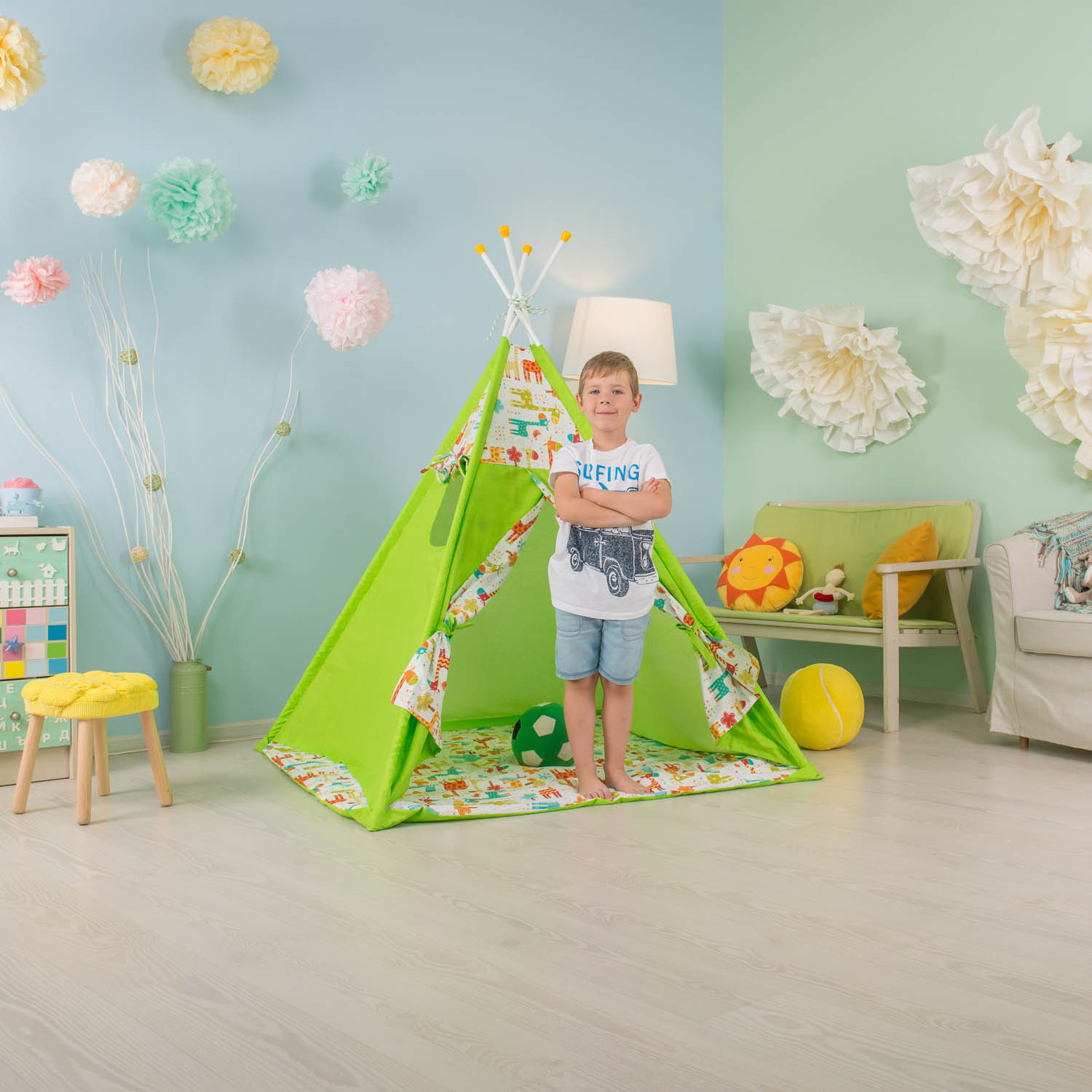 Палатка Polini kids Жираф - фото 14