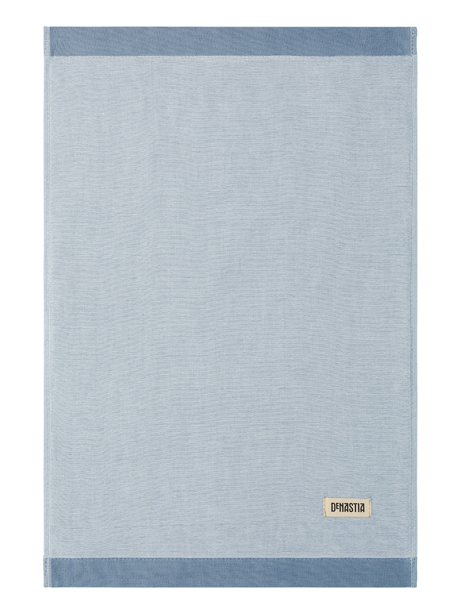 Полотенце кухонное DeNASTIA 40x60 см хлопок синий D100181 - фото 3