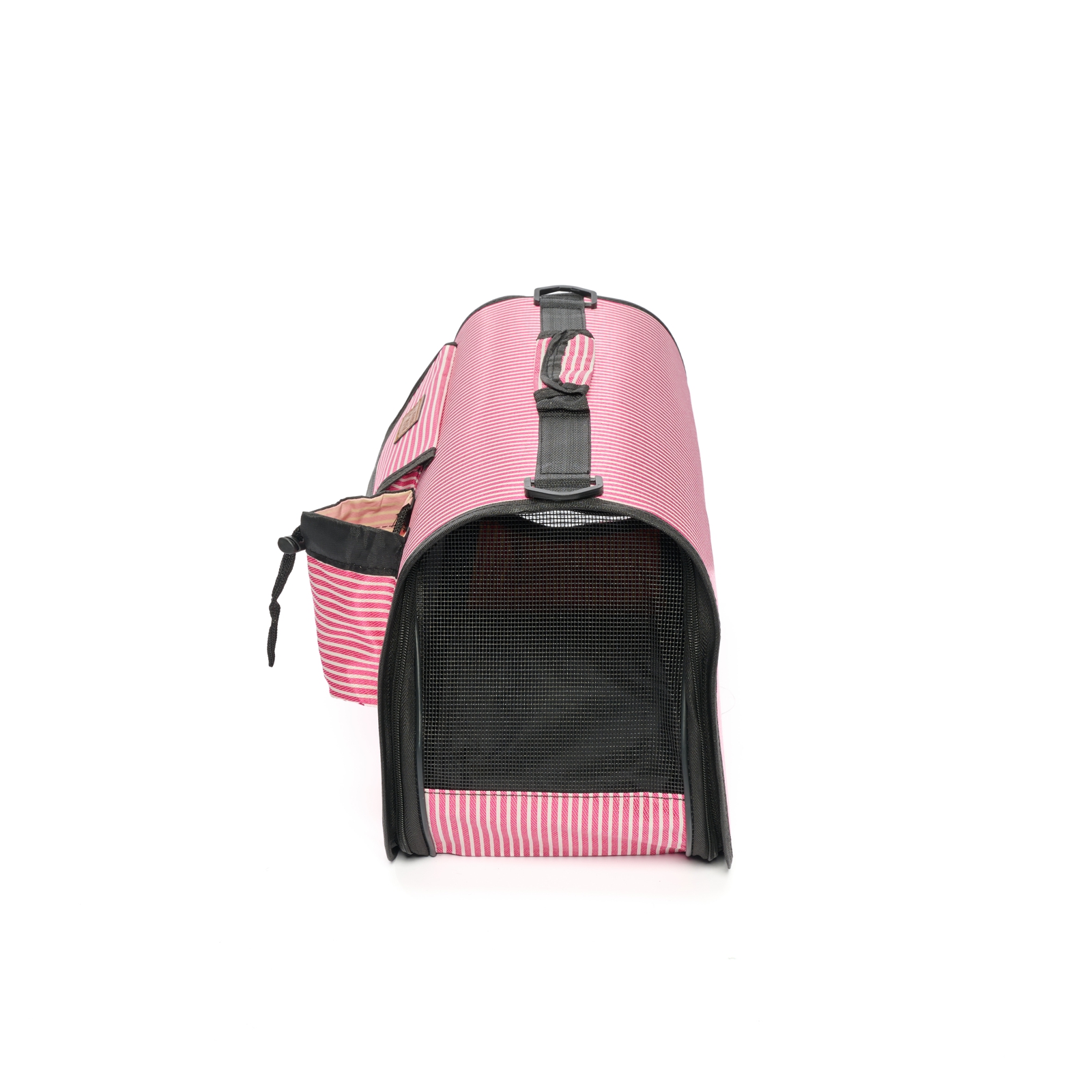 Сумка-переноска для животных Не один дома Holiday pink 40*27*21см розовый - фото 3