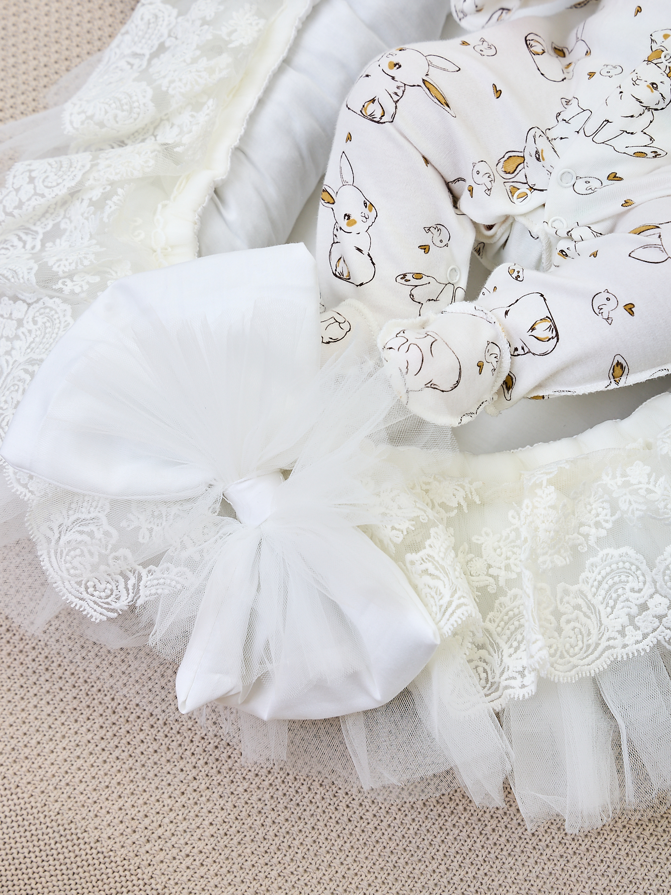 Конверт пеленальный (кокон) ТОСЯ БОСЯ белый - фото 11