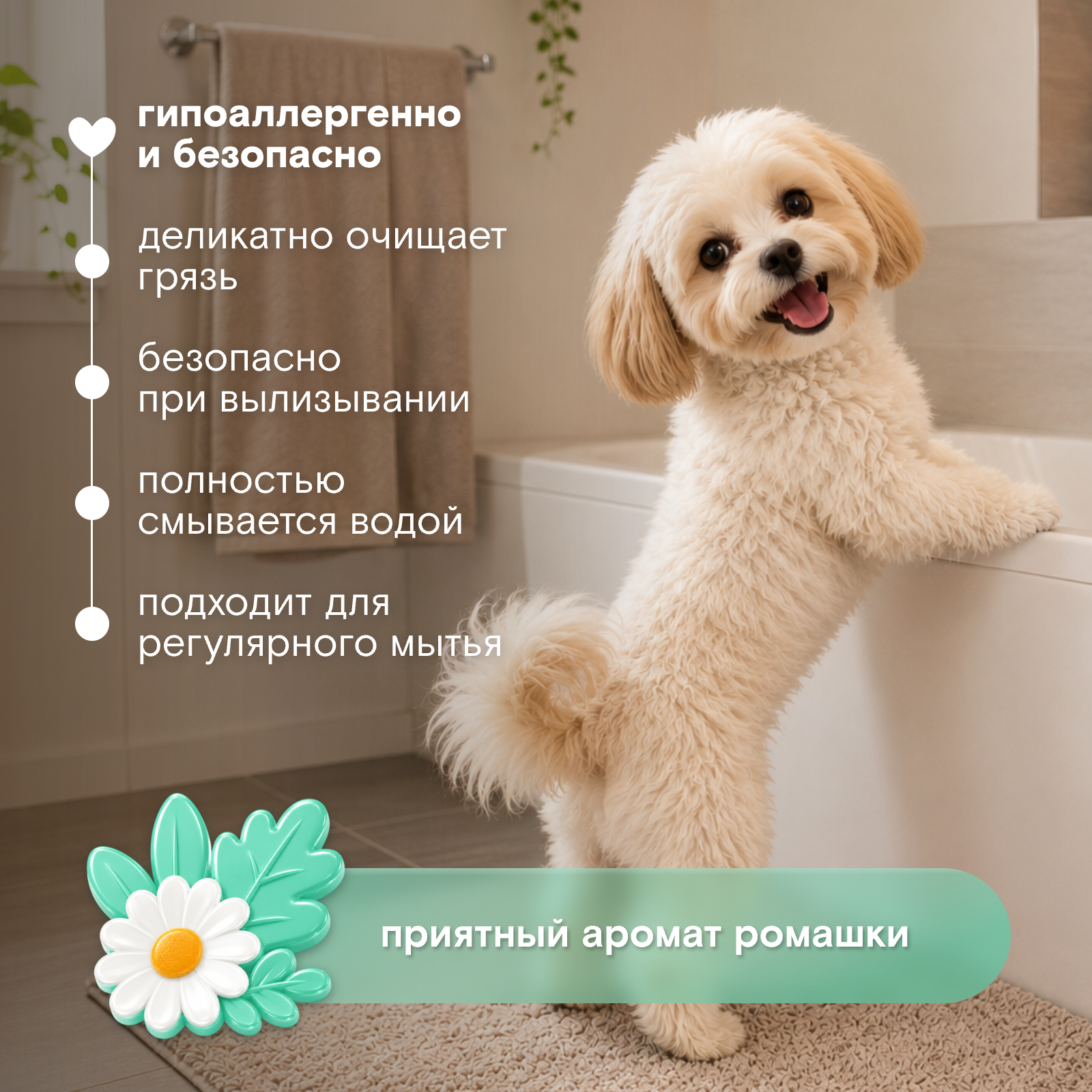 Экомыло для собак и кошек WONDER Lab для мытья лап 540мл - фото 5