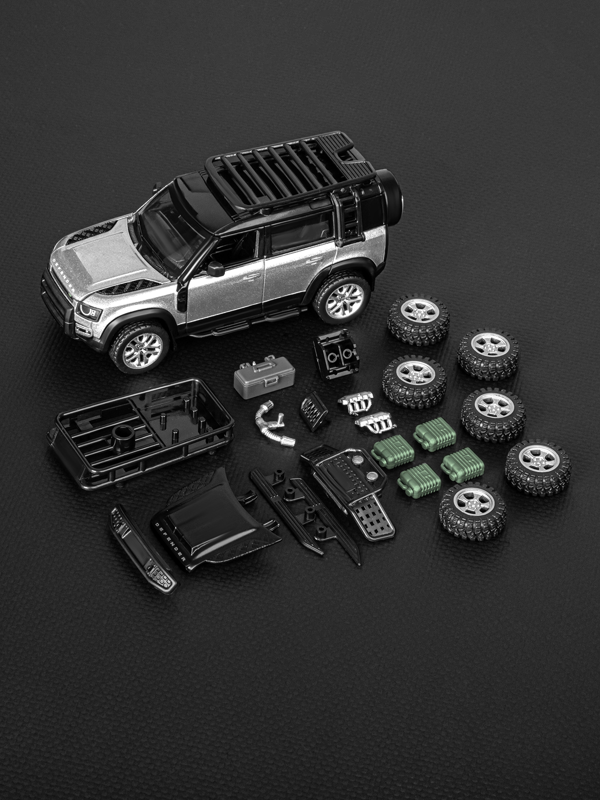 Автомобиль АВТОпанорама Land Rover Defender 110 Сборная модель 1:43 JB1251890 - фото 35